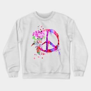 Peace sign Crewneck Sweatshirt